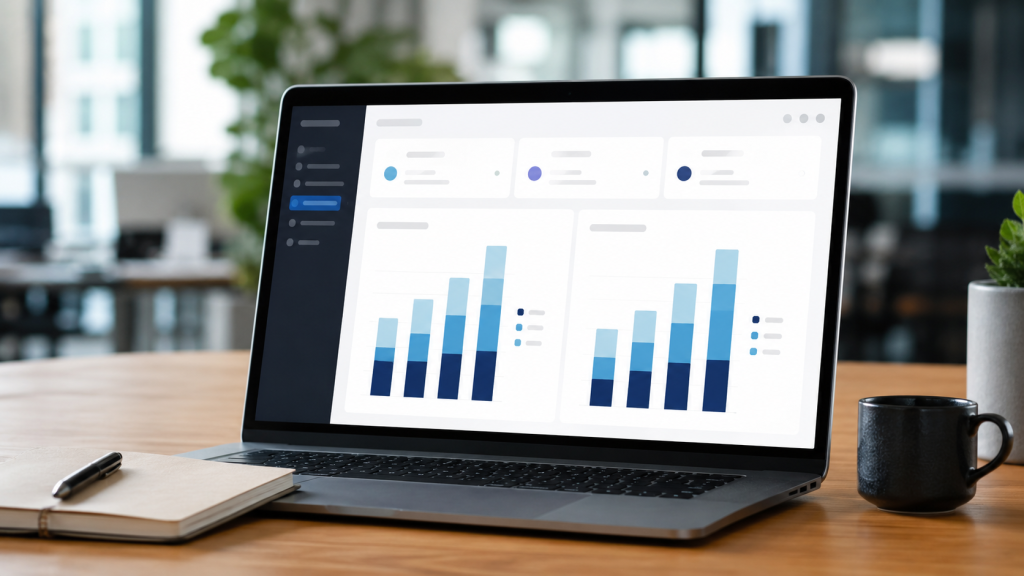 Tableau de bord marketing comparant l'allocation budgétaire LinkedIn Ads et Google Ads